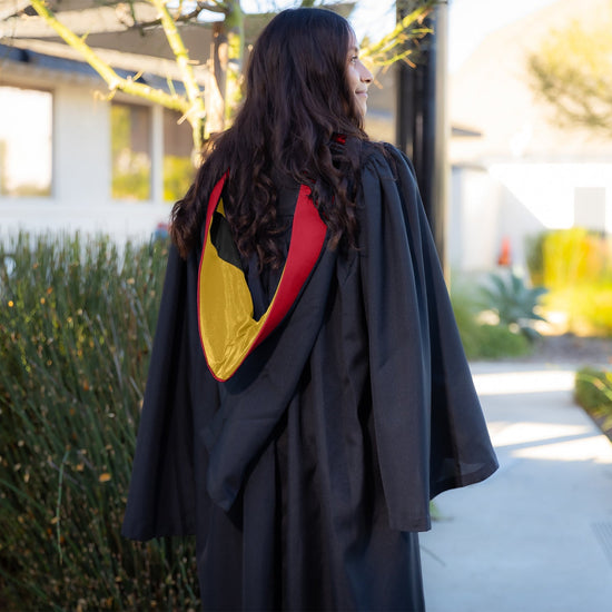 Bachelors Hood For Theology, Divinity, Canon Law, Sacred Theology - Scarlet/Gold/Black by Wholesale Grad Supply