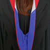 Bachelors Hood For Theology, Divinity, Canon Law, Sacred Theology - Scarlet/Royal Blue/White by Wholesale Grad Supply