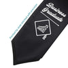 Black Business Graduate Stole/Sash with Classic Tips by Wholesale Grad Supply