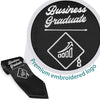 Black Business Graduate Stole/Sash with Classic Tips by Wholesale Grad Supply