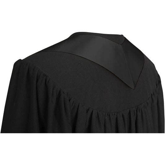 Black Graduation Stole by Wholesale Grad Supply