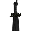 Black Graduation Tassel with Black Bling Charm by Wholesale Grad Supply