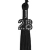 Black Graduation Tassel with Black Bling Charm by Wholesale Grad Supply