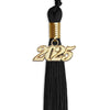 Black Graduation Tassel with Gold Bling Charm by Wholesale Grad Supply