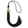 Black Graduation Tassel with Gold Bling Charm by Wholesale Grad Supply
