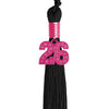 Black Graduation Tassel with Pink Bling Charm by Wholesale Grad Supply