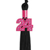Black Graduation Tassel with Pink Bling Charm by Wholesale Grad Supply