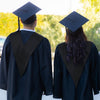 Black Graduation V-Stole by Wholesale Grad Supply