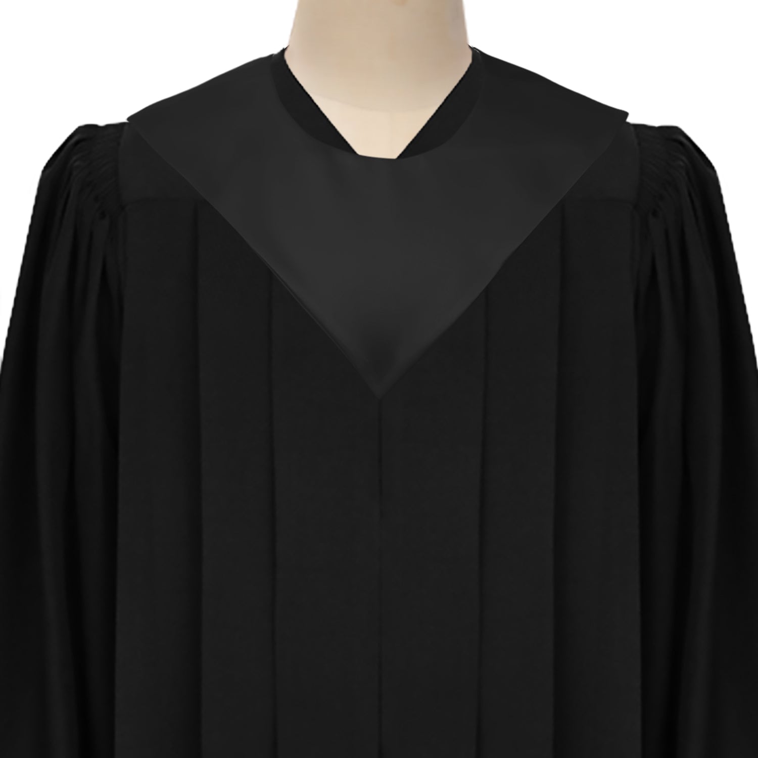 Black Graduation V-Stole by Wholesale Grad Supply