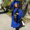 Black Nursing Graduate Stole/Sash with Classic Tips by Wholesale Grad Supply