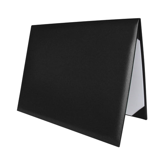 Black Plain Diploma Cover for 8.5" x 11" diploma by Wholesale Grad Supply