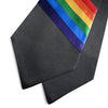 Black Rainbow LGBTQ+ Gay Pride Graduation Stole by Wholesale Grad Supply