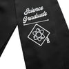 Black Science Graduate Stole/Sash with Classic Tips by Wholesale Grad Supply