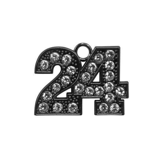 Black Tassel Date Bling Charm Year 2024 by Wholesale Grad Supply
