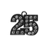Black Tassel Date Bling Charm Year 2025 by Wholesale Grad Supply