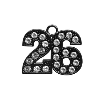 Black Tassel Date Bling Charm Year 2026 by Wholesale Grad Supply