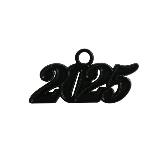 Black Tassel Date Charm Year 2025 by Wholesale Grad Supply