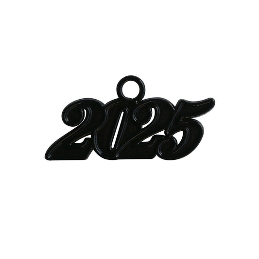 Black Tassel Date Charm Year 2025 by Wholesale Grad Supply