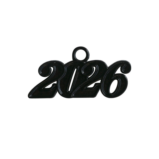 Black Tassel Date Charm Year 2026 by Wholesale Grad Supply