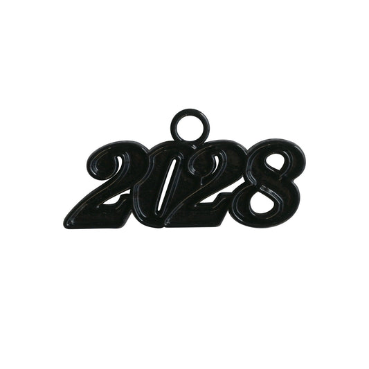 Black Tassel Date Charm Year 2028 by Wholesale Grad Supply