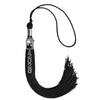 Black Tassel with Photo Frame Charm and Stacked Date Drop by Wholesale Grad Supply