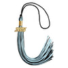 Black/Light Blue Mixed Color Graduation Tassel with Gold Bling Charm by Wholesale Grad Supply