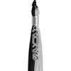 Black/Silver Graduation Tassel with Silver Stacked Date Drop by Wholesale Grad Supply