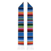 Blue Mexican Hispanic Serape Graduation Stole by Wholesale Grad Supply