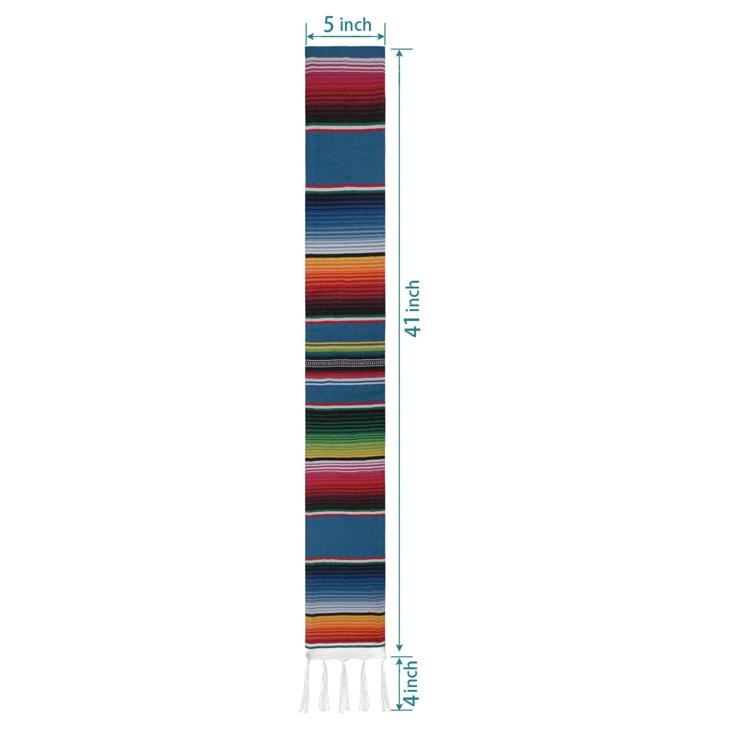 Blue Mexican Hispanic Serape Graduation Stole by Wholesale Grad Supply