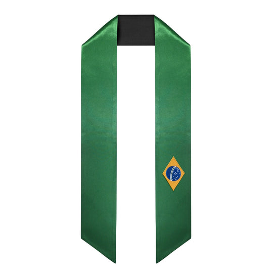 Brazil International Graduation Stole/Sash Study Abroad Graduate by Wholesale Grad Supply