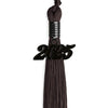 Brown Graduation Tassel with Black Bling Charm by Wholesale Grad Supply