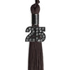 Brown Graduation Tassel with Black Bling Charm by Wholesale Grad Supply