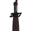 Brown Graduation Tassel with Black Bling Charm by Wholesale Grad Supply
