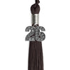 Brown Graduation Tassel with Silver Bling Charm by Wholesale Grad Supply