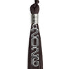 Brown Graduation Tassel with Silver Stacked Date Drop by Wholesale Grad Supply
