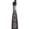 Brown Graduation Tassel with Silver Stacked Date Drop by Wholesale Grad Supply