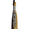 Brown/Antique Gold Graduation Tassel with Silver Stacked Date Drop by Wholesale Grad Supply