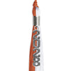 Burnt Orange/White Graduation Tassel with Silver Stacked Date Drop by Wholesale Grad Supply