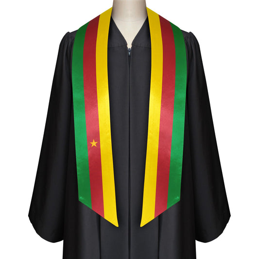 Cameroon International Graduation Stole/Sash Study Abroad Graduate by Wholesale Grad Supply