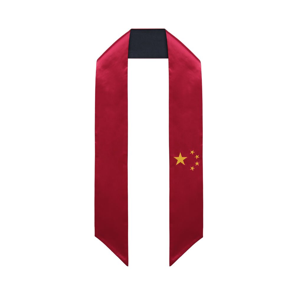 China International Graduation Stole/Sash Study Abroad Graduate by Wholesale Grad Supply