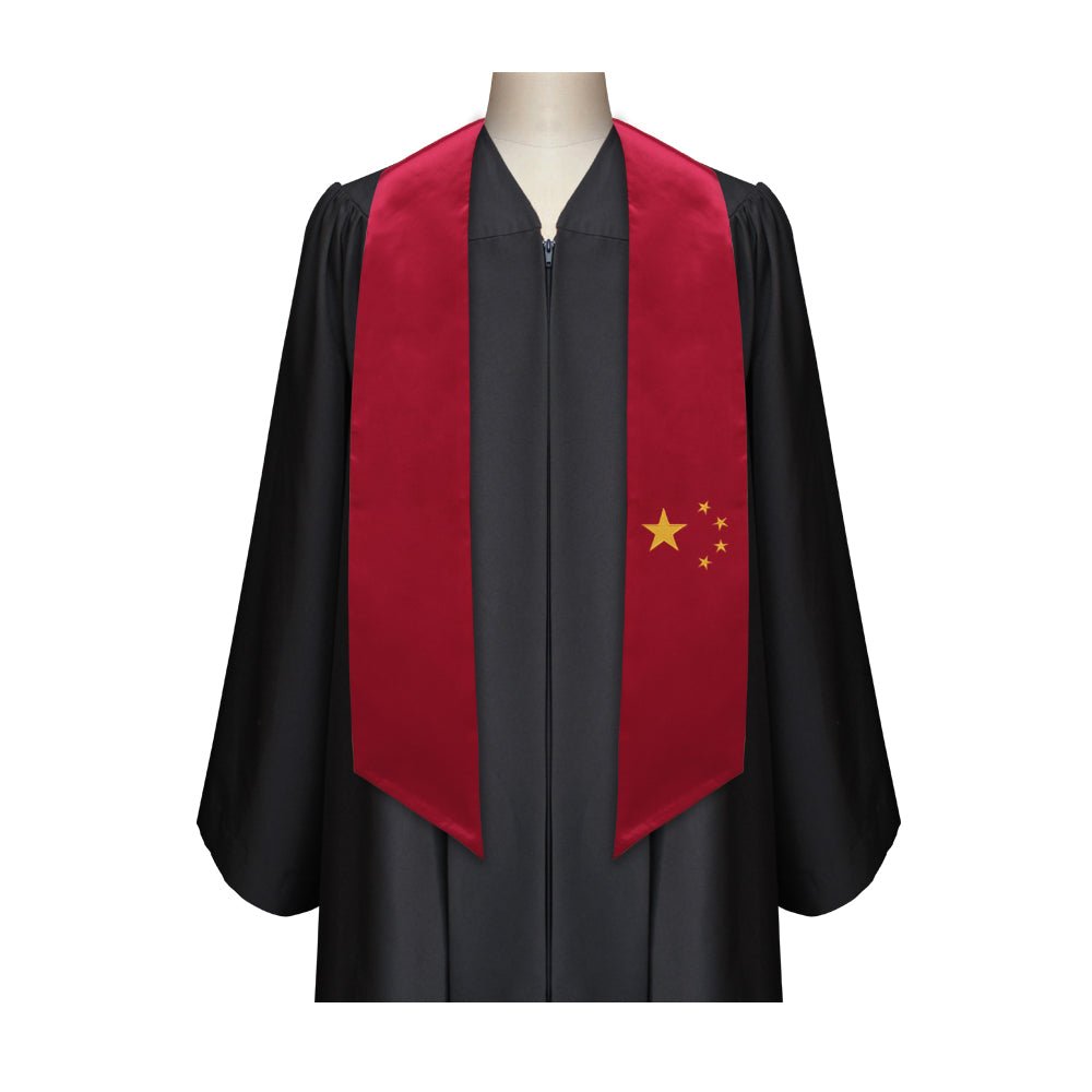 China International Graduation Stole/Sash Study Abroad Graduate by Wholesale Grad Supply