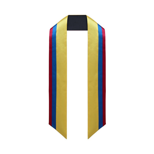 Colombia International Graduation Stole/Sash Study Abroad Graduate by Wholesale Grad Supply