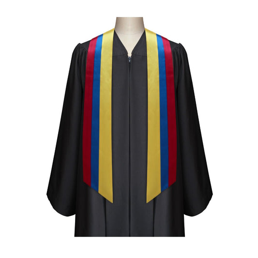 Colombia International Graduation Stole/Sash Study Abroad Graduate by Wholesale Grad Supply