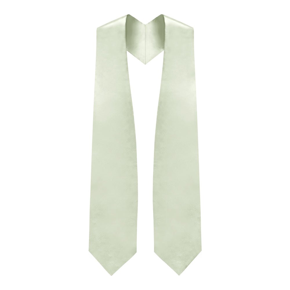 Cream Graduation Stole by Wholesale Grad Supply