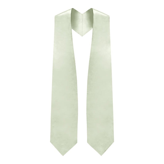 Cream Graduation Stole by Wholesale Grad Supply