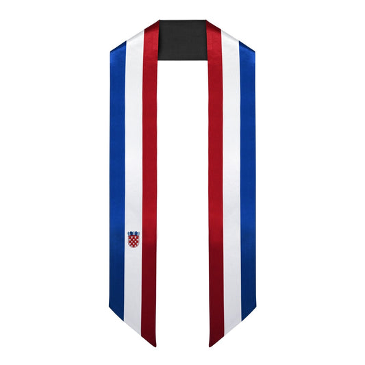 Croatia International Graduation Stole/Sash Study Abroad Graduate by Wholesale Grad Supply