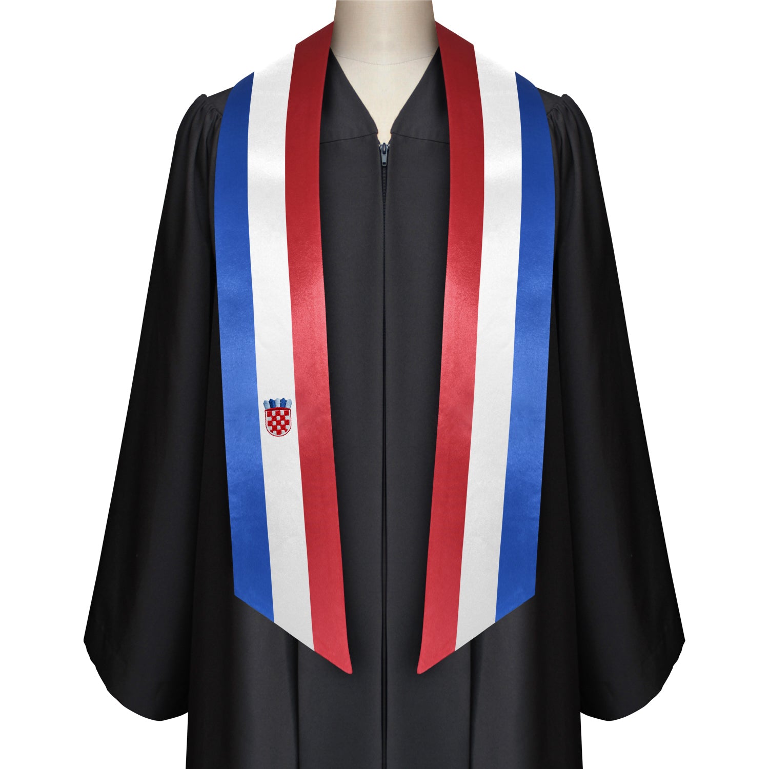 Croatia International Graduation Stole/Sash Study Abroad Graduate by Wholesale Grad Supply