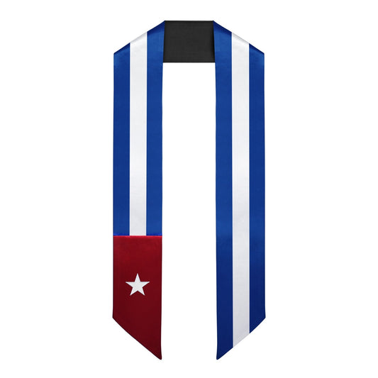 Cuba International Graduation Stole/Sash Study Abroad Graduate by Wholesale Grad Supply
