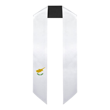Cyprus International Graduation Stole/Sash Study Abroad Graduate by Wholesale Grad Supply
