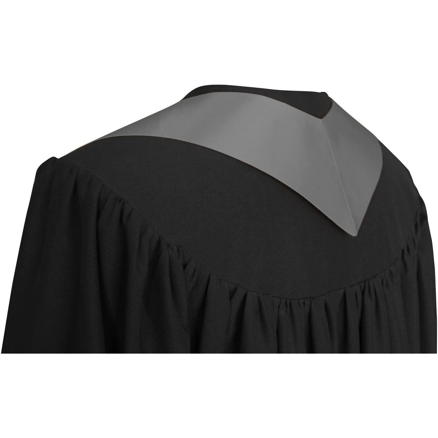 Dark Grey Graduation Stole by Wholesale Grad Supply